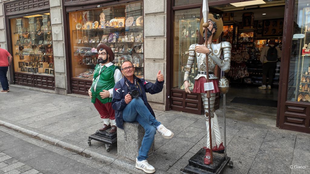 Don Chisciotte della Mancia e Sancio Panza a Toledo