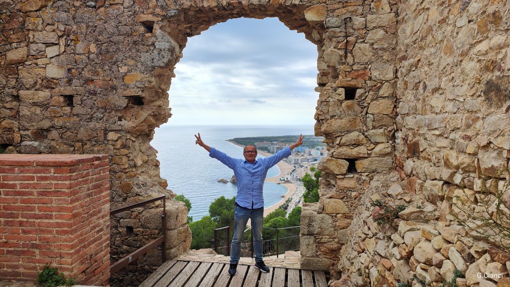 Castello di Sant Joan a Blanes in Spagna