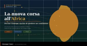 Scopri di più sull'articolo La nuova corsa all’Africa: perché l’Europa rischia di perdere un continente