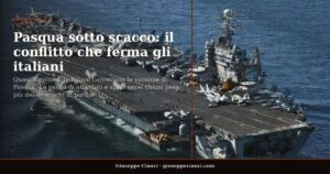 Scopri di più sull'articolo Pasqua sotto scacco: il conflitto che ferma gli italiani