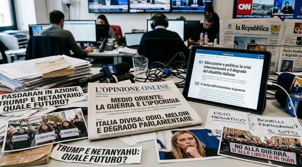 Scopri di più sull'articolo Educazione e politica: la crisi internazionale e il degrado del dibattito italiano