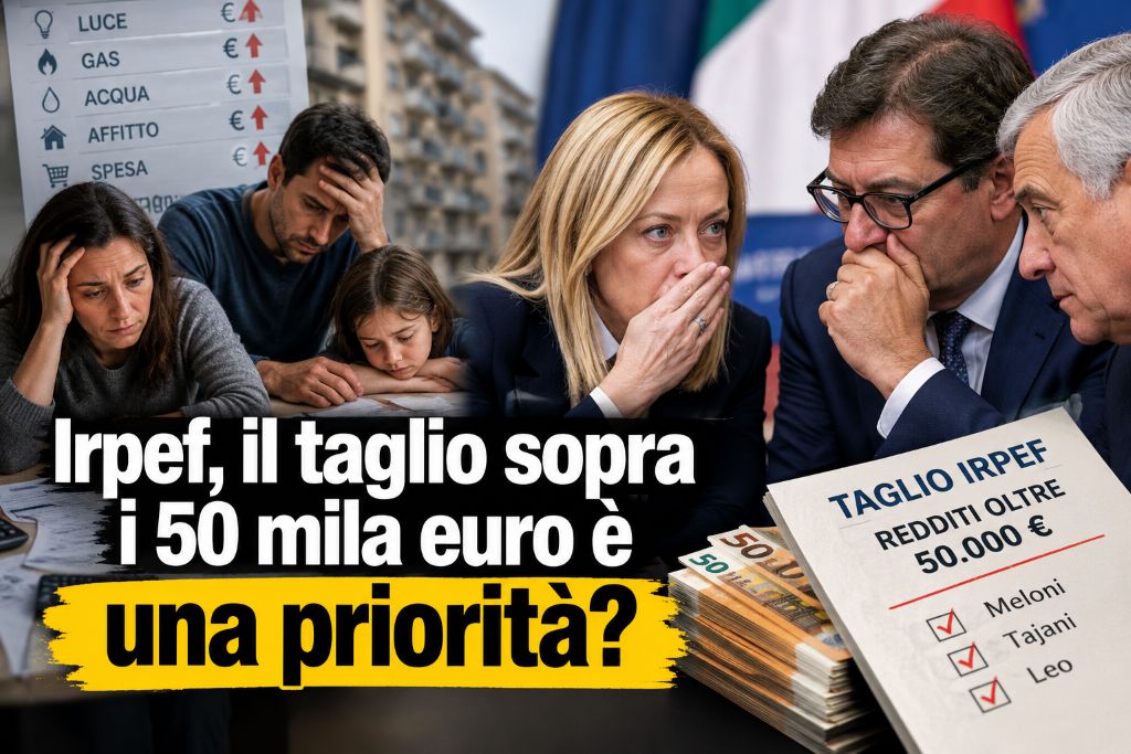 Scopri di più sull'articolo Il governo chiama “ceto medio” chi guadagna oltre 50 mila euro. E chi non arriva a fine mese?