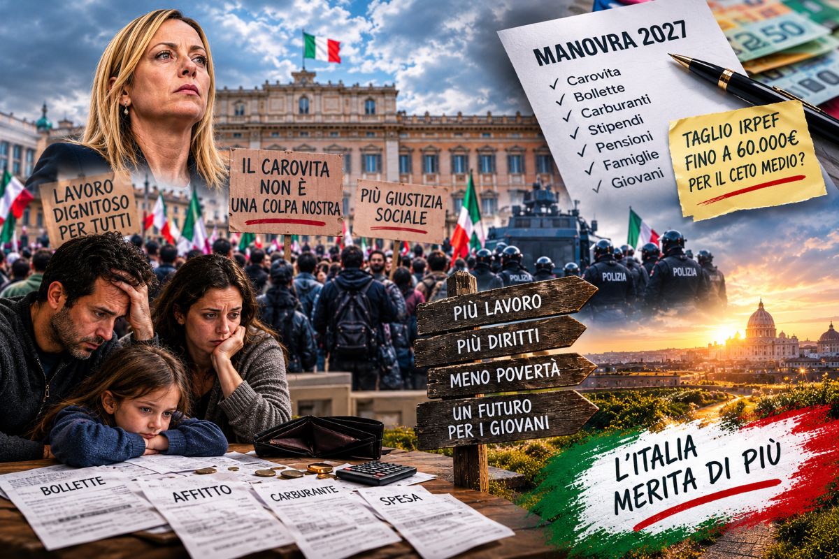 Scopri di più sull'articolo Sicurezza, manovra 2027 e carovita: il Governo Meloni è arrivato al capolinea?